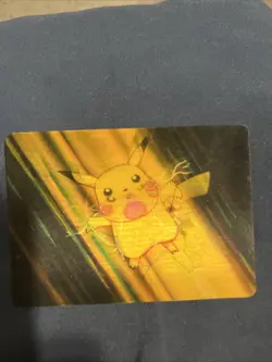 Pokemon Lenticular Pikachu Card - Viz Video Pioneer PIKA-0018D - 3D Promo LP - Image 1
