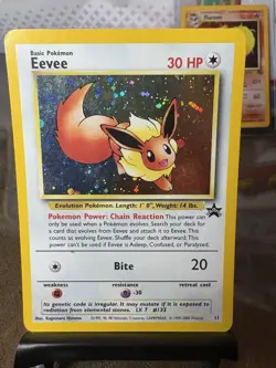 Eevee 11 Black Star Promo Pokemon Card WOTC - Image 1