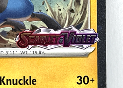 Lucario - 114/198 Pokemon Scarlet & Violet Premium Collection Stamped Promo Card - Image 2