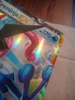 Ash-Greninja EX XY 133 | Jumbo Oversized Black Star Promo Pokemon Card | PLAYED - Image 2