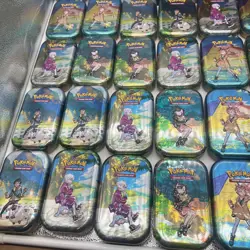 Huge Lot of 41 Tins & 2 Elite Trainer Boxes EMPTY *NO CARDS* Crown Zenith S Fate - Image 3