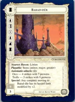 Middle-Earth CCG MECCG The Wizards Unlimited Barad-Dur - Image 1