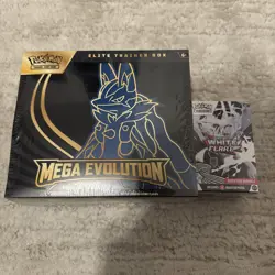 Pokemon Mega Evolution Etb Lucario & White Flare Booster Bundle - Image 1