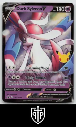 Pokemon - Dark Sylveon V SWSH134 Sword & Shield - Holo Black Star Promo - NM - Image 1