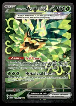 Pokemon TCG SV06: Twilight Masquerade #211/167 Teal Mask Ogerpon ex - Image 1