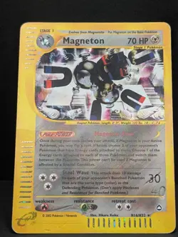 Magneton H16/H32 Aquapolis Holo Ultra Rare Pokemon TCG Nintendo e-reader - Image 3