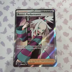Roxies Performance 112/086 Chaos Rising Ultra Rare Full Art Pokemon TCG NM - Image 1