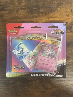Pokemon TCG Prismatic Evolutions Tech Sticker Collection - Sylveon ✨ - Image 1