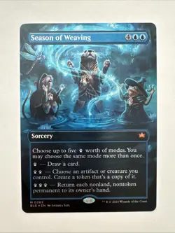 Season of Weaving (Borderless) Bloomburrow Foil - Image 1