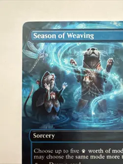 Season of Weaving (Borderless) Bloomburrow Foil - Image 2