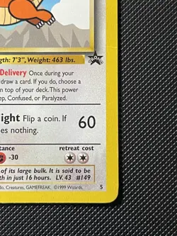 DRAGONITE Black Star Promo 5 1999 WB Pokemon The First Movie WOTC Vintage - Image 4