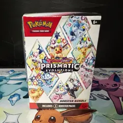 Pokemon TCG Scarlet & Violet Prismatic Evolutions Booster Bundle 6 Packs English - Image 1