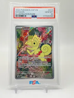 PSA 10 Kecleon 213/191 Illustration Rare Surging Sparks IR Mori Yuu GEM MINT💎 - Image 1