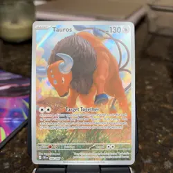 Tauros 96/86 Illustration Rare Pokemon TCG Chaos Rising ME04 NM+ - Image 1