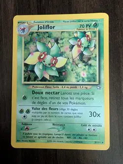 Joliflor 3/111 French Holographic Pokemon Holo Rare Neo Genesis NM/LP - Image 1