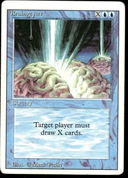 1x Braingeyser - Revised Edition - MP - MTG - Image 1