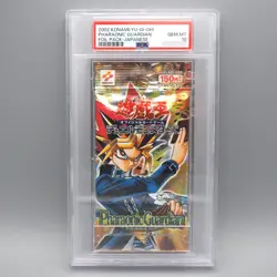 Yu-Gi-Oh PSA10 Pharaonic Guardian PG Unopened Sealed Pack 2002 Japanese PS432 - Image 1