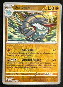 Donphan 103/191 Reverse Holo Surging Sparks Pokemon Card TCG - Image 1