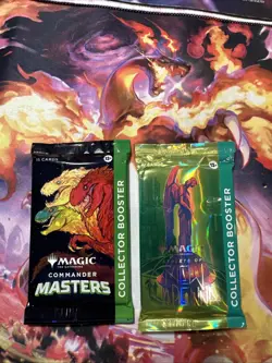 MTG Commander Masters AND Streets Of New Capenna Collector Booster Packs BOTH - Image 1
