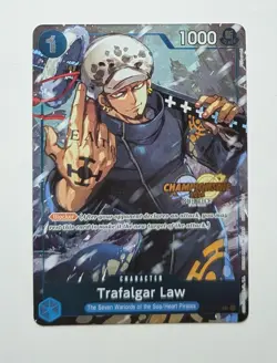 Trafalgar Law ST03-008 CS 2024 Event Pack Holo Foil One Piece TCG Game Card NM - Image 1