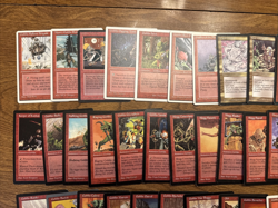Vintage MTG Lot of (76) Magic the Gathering Cards Goblins - Image 2