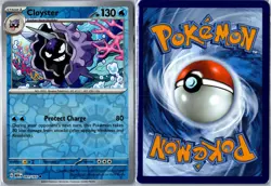 Pokemon Card - Cloyster 091/165 151 Uncommon Reverse Holo Near Mint - Image 3