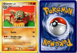 Pokemon Card - Graveler 37/99 Arceus Uncommon Lightly Played - Image 3