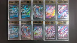 OCD 9.5 Eeveelution V/VMAX Set Chinese Pokemon Graded Card Lot of 10 MD28 - Image 1