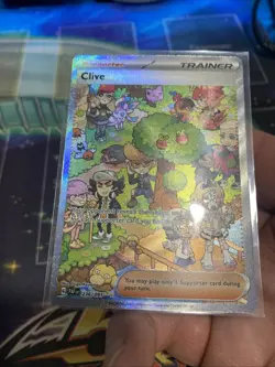 Pokemon TCG Clive 236/091 Paldean Fates Special Illustration Rare Card SIR NM - Image 4