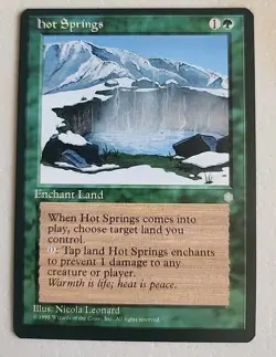 Hot Springs Ice Age Regular NM Near Mint MTG - Image 1
