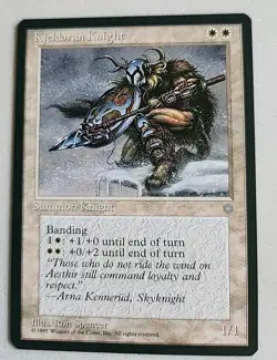 Kjeldoran Knight Ice Age Regular NM Near Mint MTG - Image 1