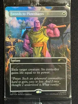 SWORDS TO PLOWSHARES PSA Magazine Promo THANOS 2026 Wizards Of The Coast MARVEL - Image 1