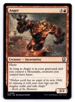 Anger NM Commander: Modern Horizons 3 0208 MTG Regular - Image 1