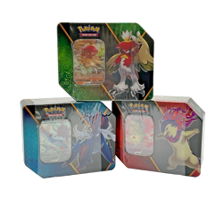 Set of (3) 2022 Pokemon TCG Divergent Powers Tins Factory Sealed Evolving Skies - Image 1