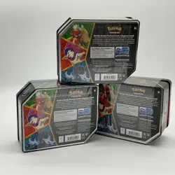 Set of (3) 2022 Pokemon TCG Divergent Powers Tins Factory Sealed Evolving Skies - Image 2