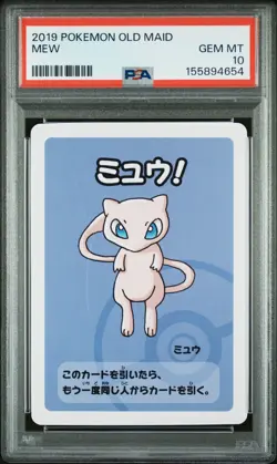 2019 POKEMON OLD MAID MEW PSA 10 - Image 1