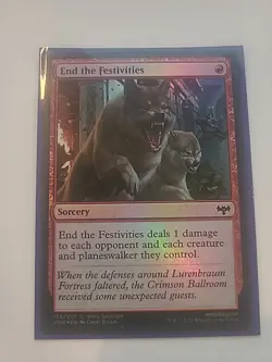End the Festivities - FOIL - MTG Innistrad Crimson Vow - Image 1