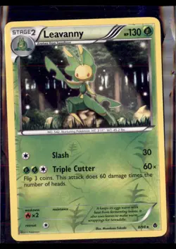 Pokemon Emerging Powers 8/98 Leavanny Rare Reverse Holo - Image 1