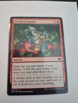 MTG Reckless Impulse - Near Mint Condition - Image 1