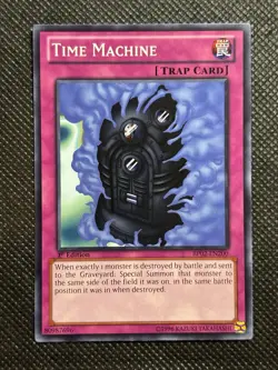 YuGiOh! - Time Machine BP02-EN200 Common 1st Edition Lightly Played - Image 1