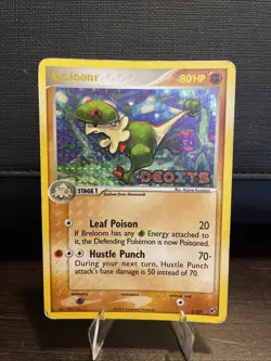 Breloom 3/107 Reverse Holo EX Deoxys StampedPokemon Card Rare MP - Image 1
