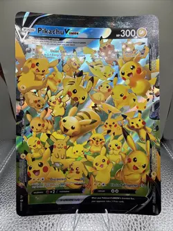 JUMBO Pikachu V Union Card SWSH141 Oversized Promo Pokemon Celebrations 25th NM - Image 1