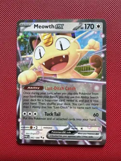 Pokemon Card Meowth Ex Holo 62/88 Perfect Order - Image 1