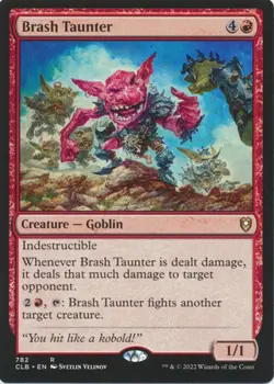 MTG Battle for Baldur's Gate - Brash Taunter - Image 1