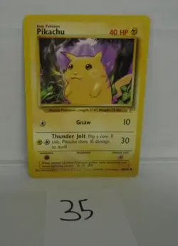 Pikachu E3 Gold Stamp Promo 58/102 Yellow Cheeks Pokemon Card listing # 35 - Image 1