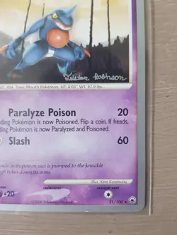 TOXICROAK 31/100 MAJESTIC DAWN, WORLD CHAMPIONSHIPS 2008, RARE POKEMON TCG CARD - Image 5