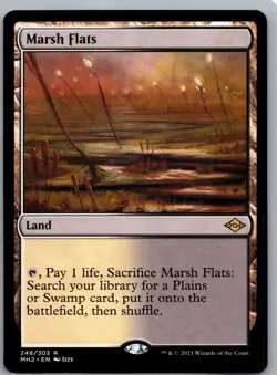 Marsh Flats X1 - NM/M Pack Fresh - Modern Masters 2 2021 MTG Magic Card English - Image 1