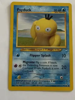 POKEMAN Psyduck-Neo Destiny Common 1st Edition 1999 79/105 Card - Image 1