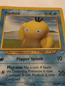 POKEMAN Psyduck-Neo Destiny Common 1st Edition 1999 79/105 Card - Image 2