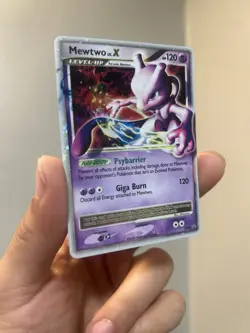 Mewtwo Lv. X - DP28 - Pokemon Diamond & Pearl Promo Ultra Rare Card NM - Image 2